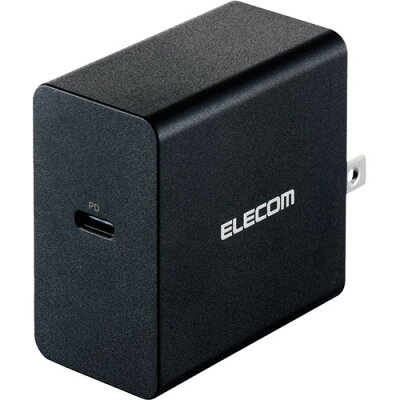 【楽天市場】エレコム エレコム AC充電器(PD45W／Type-Cポート) 高速充電 小型 軽量 ACDC-PD0745BK(1個